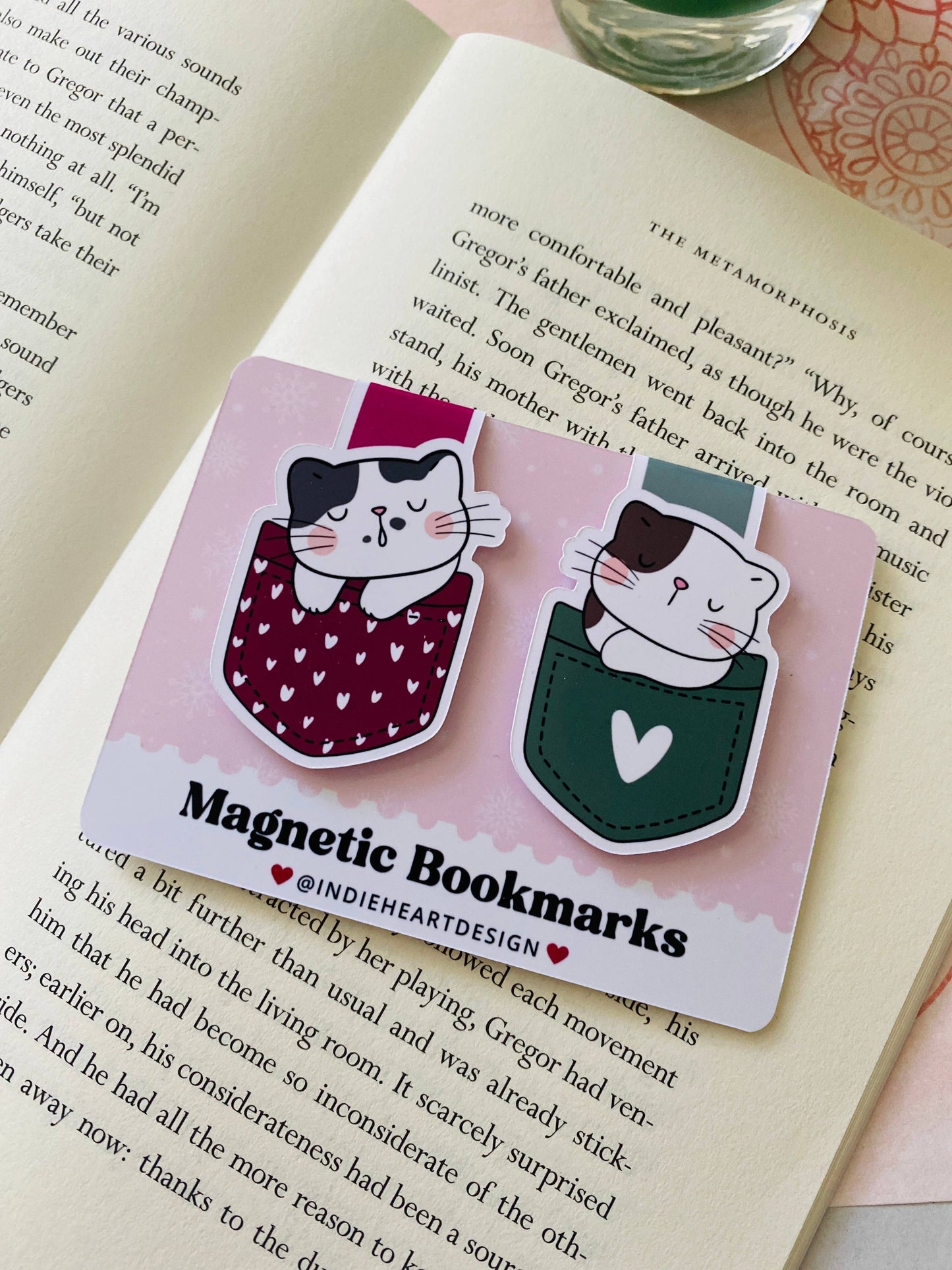 Holiday Magnetic Bookmark Gift Set – Pocket Kittens