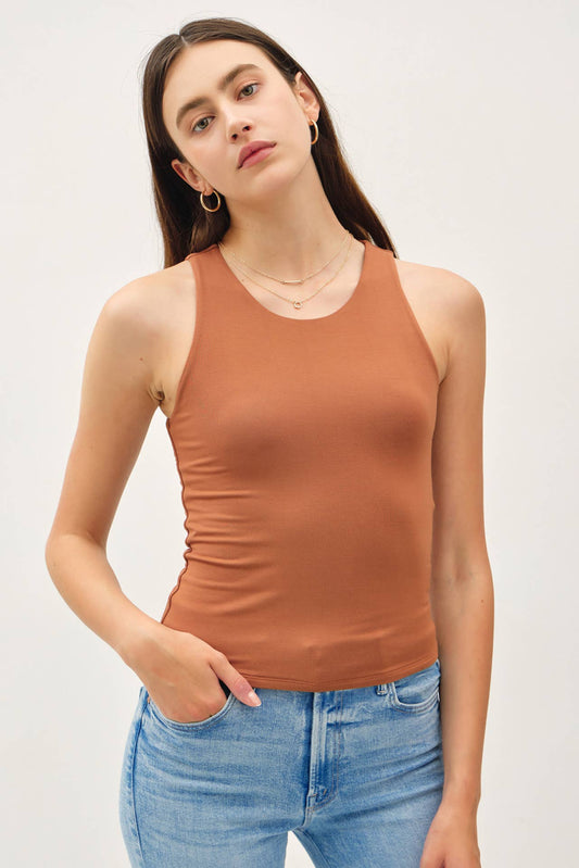 NEW COLOR [SOFT CORE] BASIC ROUND NECK TANK