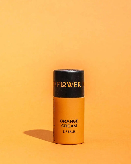 Orange Cream Organic Lip Balm / 0.3 oz Biodegradable Tube 🍊