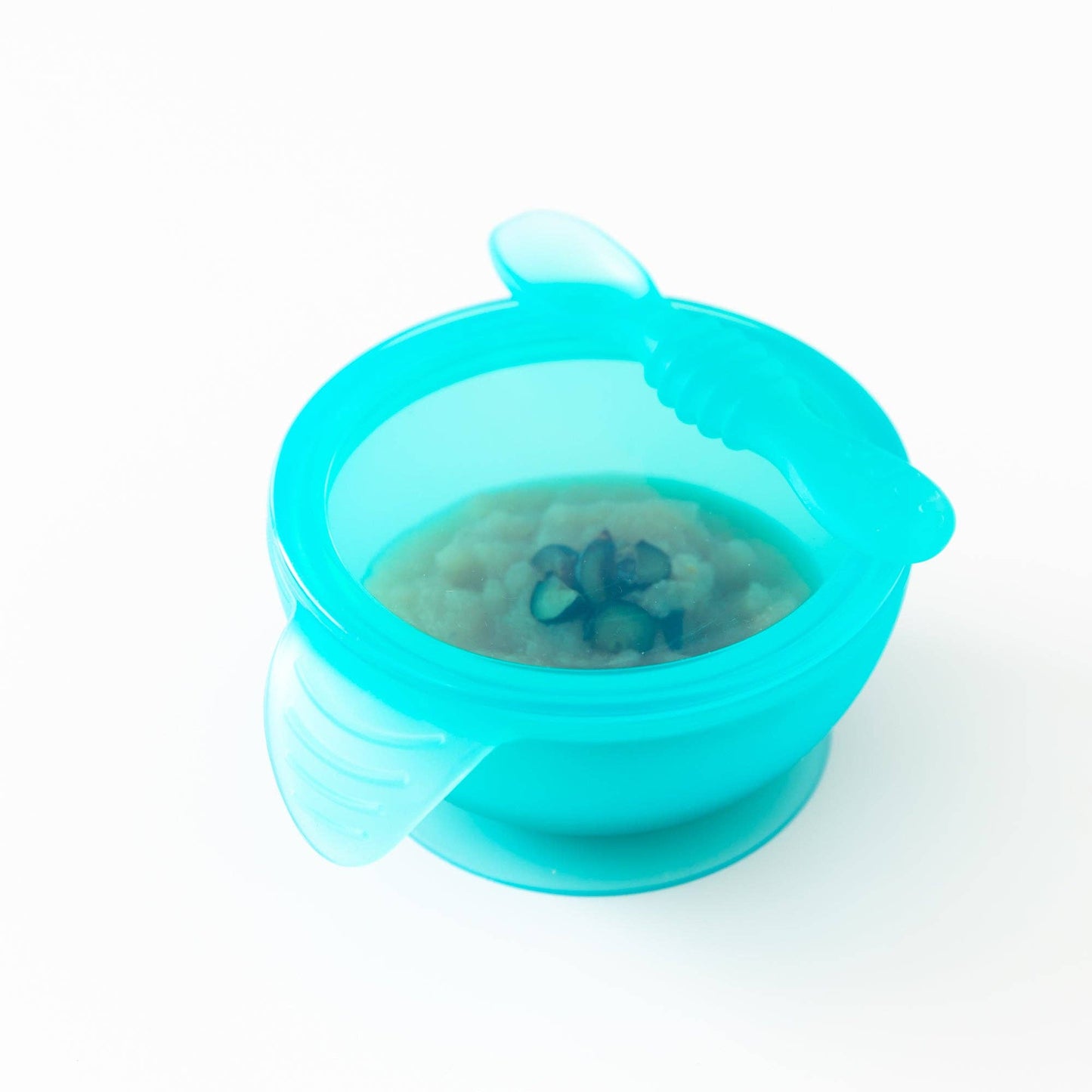 Silicone First Feeding Set: Blue Jelly