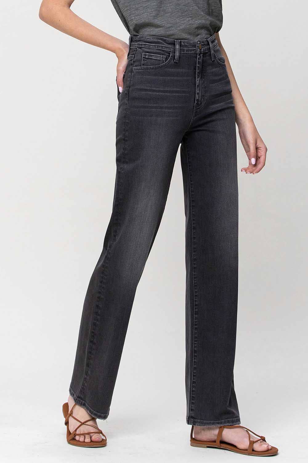 SUPER HIGH RISE SLIM WIDE JEANS Y3310