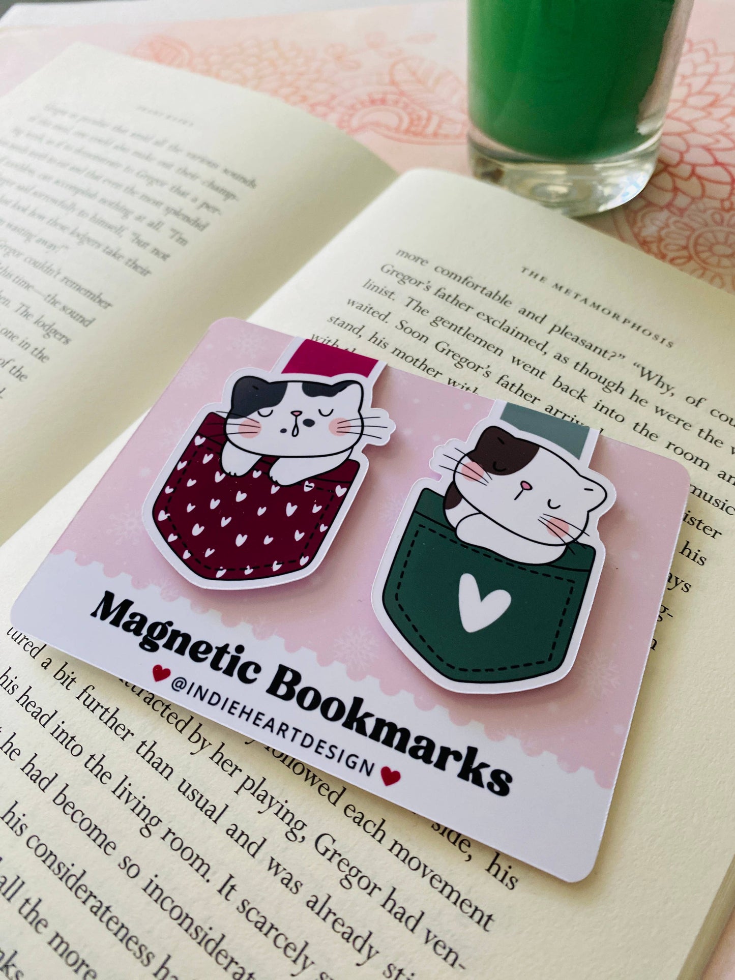 Holiday Magnetic Bookmark Gift Set – Pocket Kittens