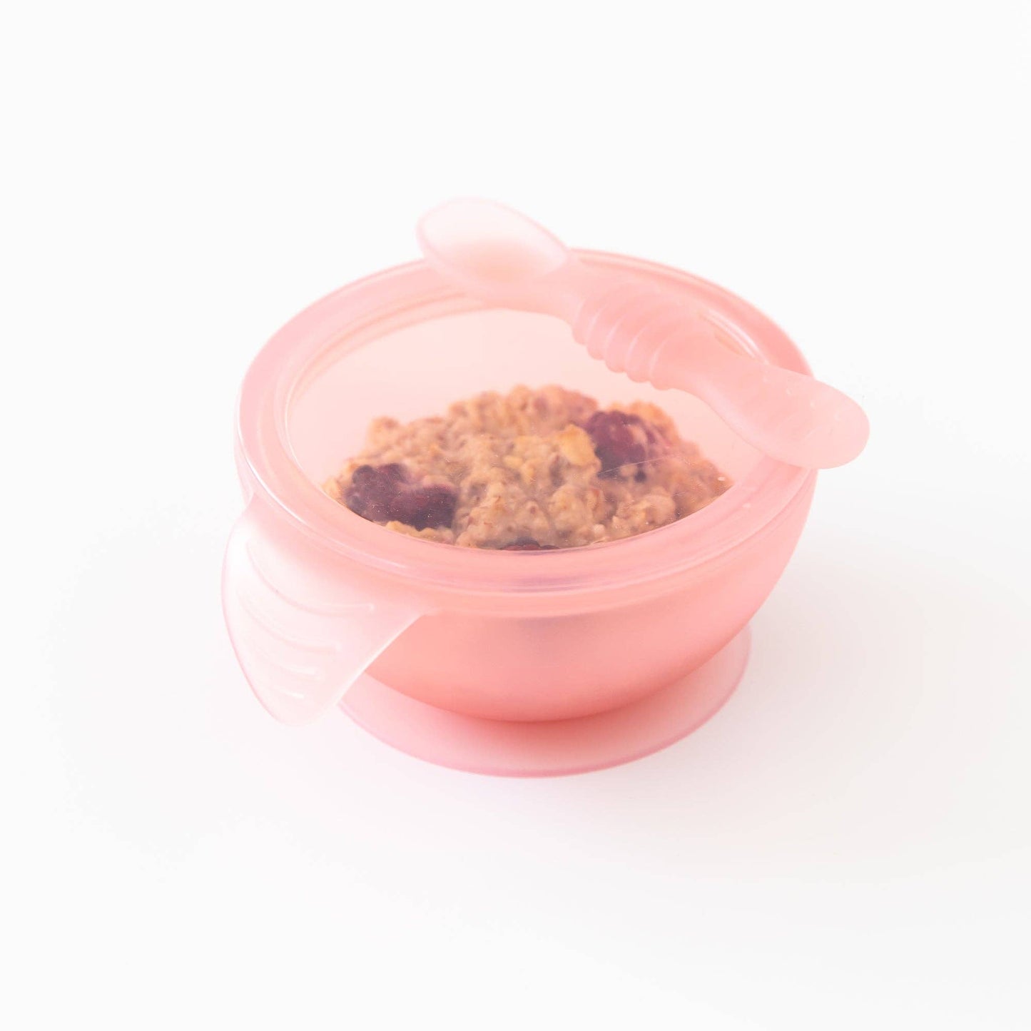 Silicone First Feeding Set: Pink Jelly