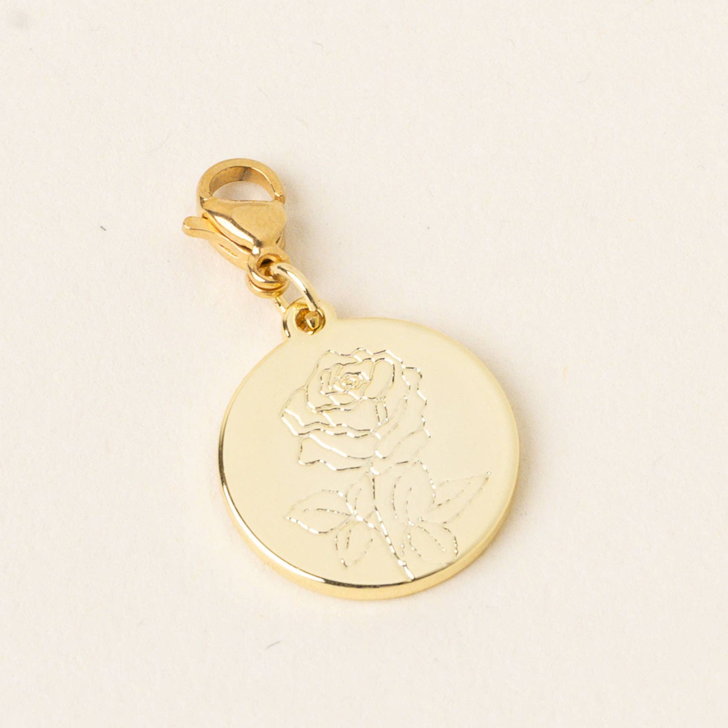 Jewelry Birth Flower Charm Gold-June