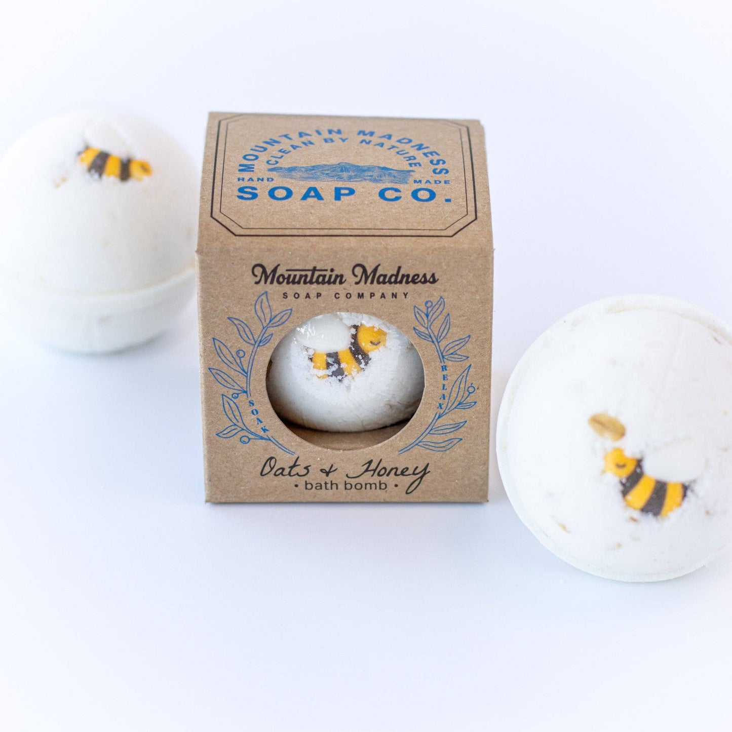 Oats & Honey Bath Bomb | Gentle Oatmeal & Honey