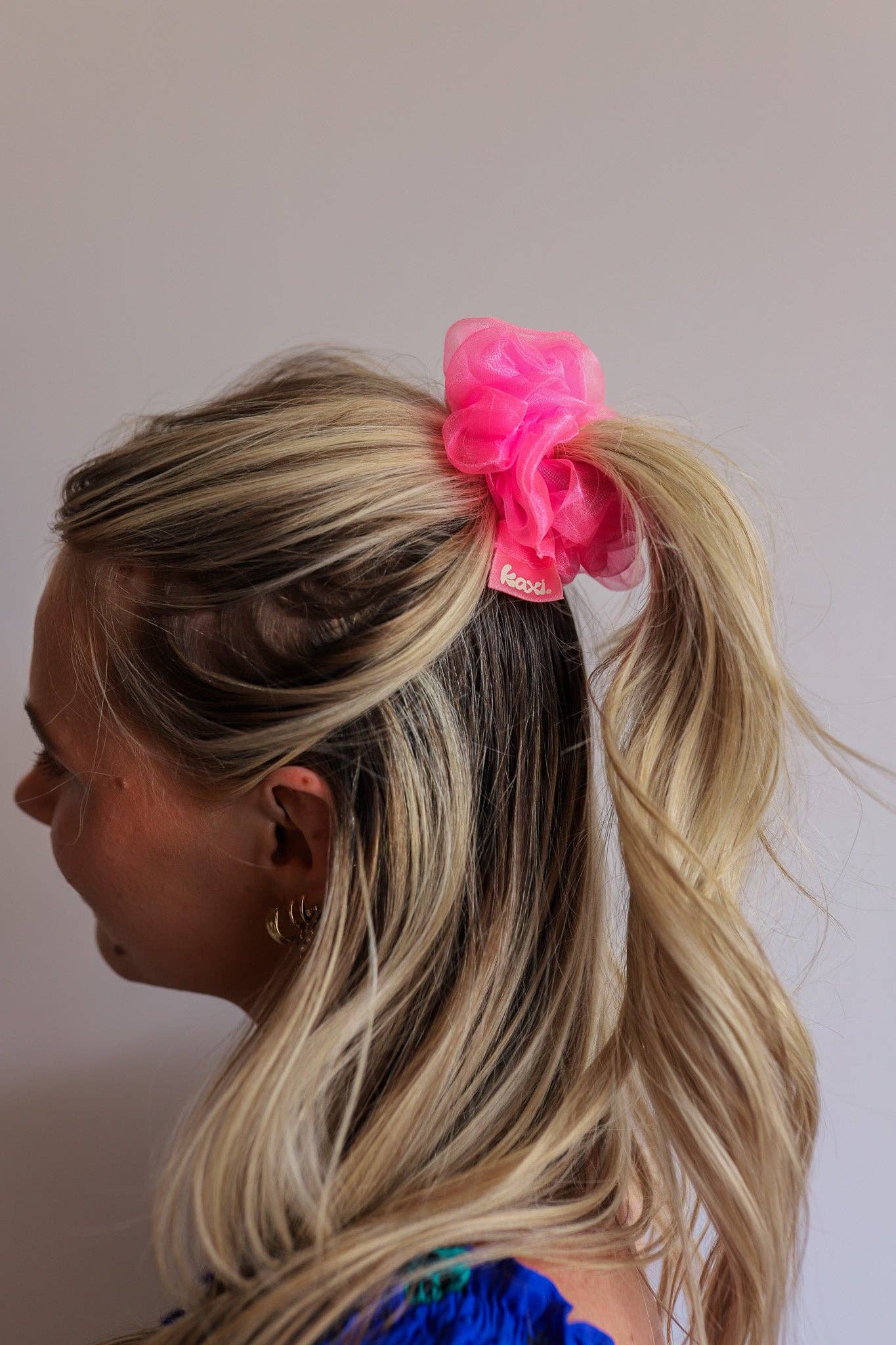 NEON MIDI ORGANZA SCRUNCHIE
