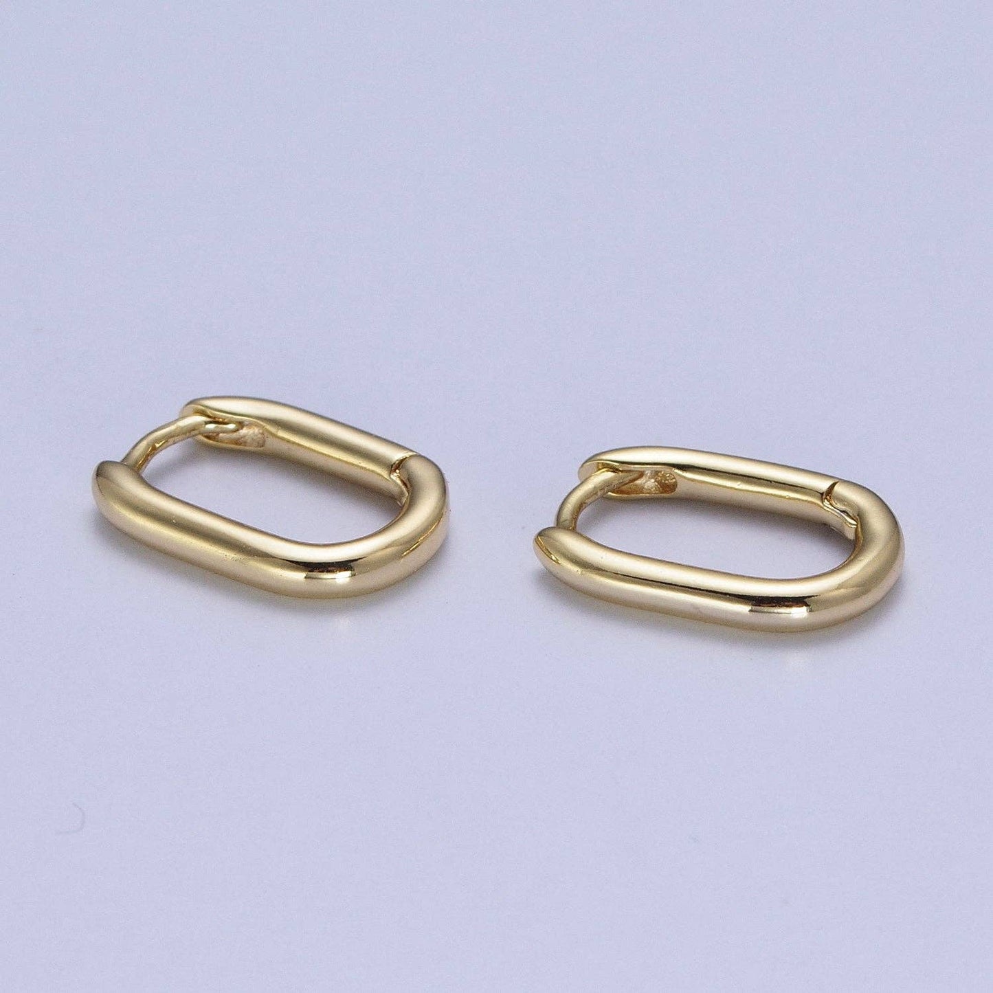 14K Gold Filled Minimalist Earring U Shape Small Hoop Huggie