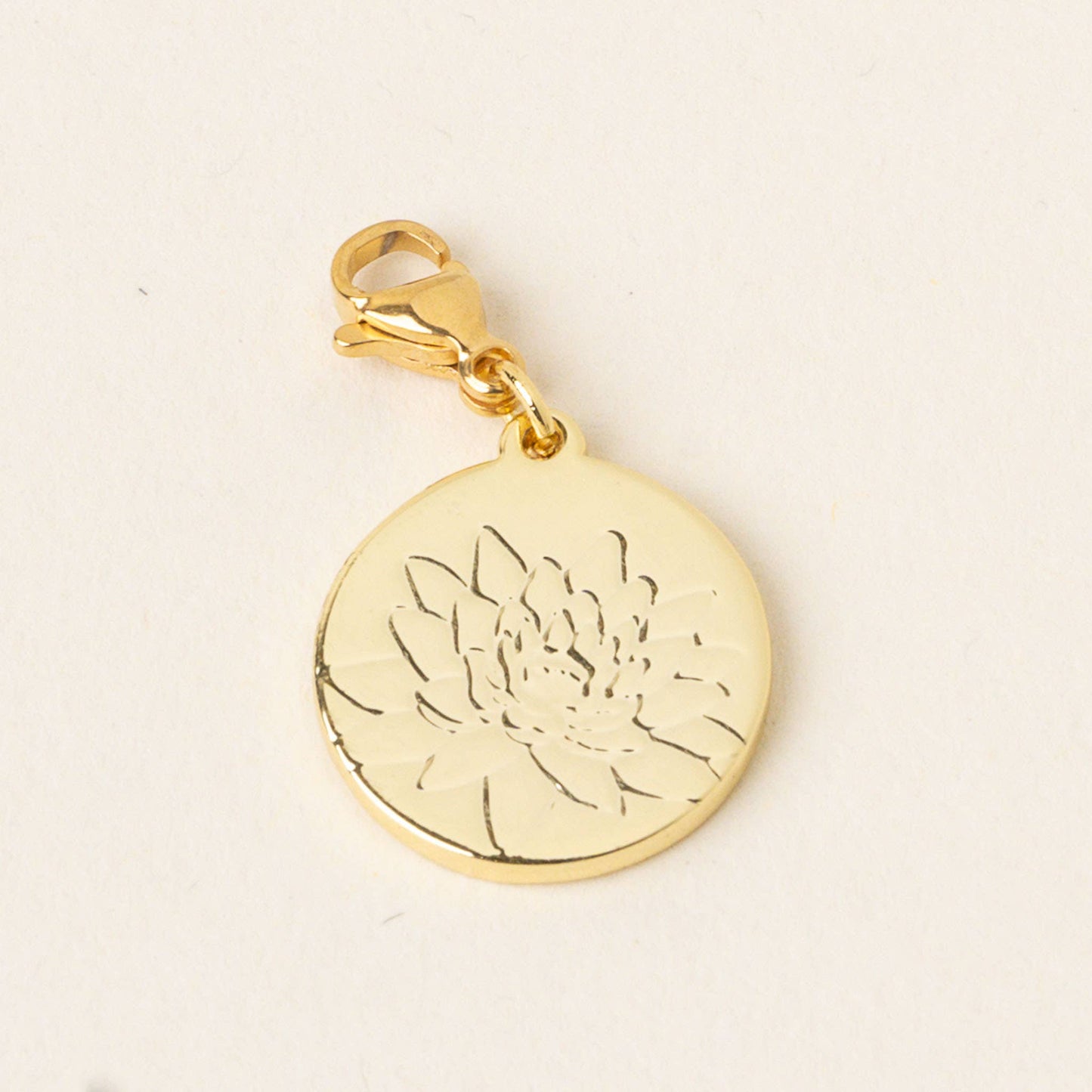 Jewelry Birth Flower Charm Gold-July