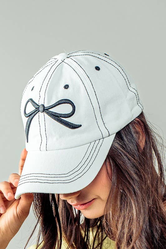 Bow Baseball Cap