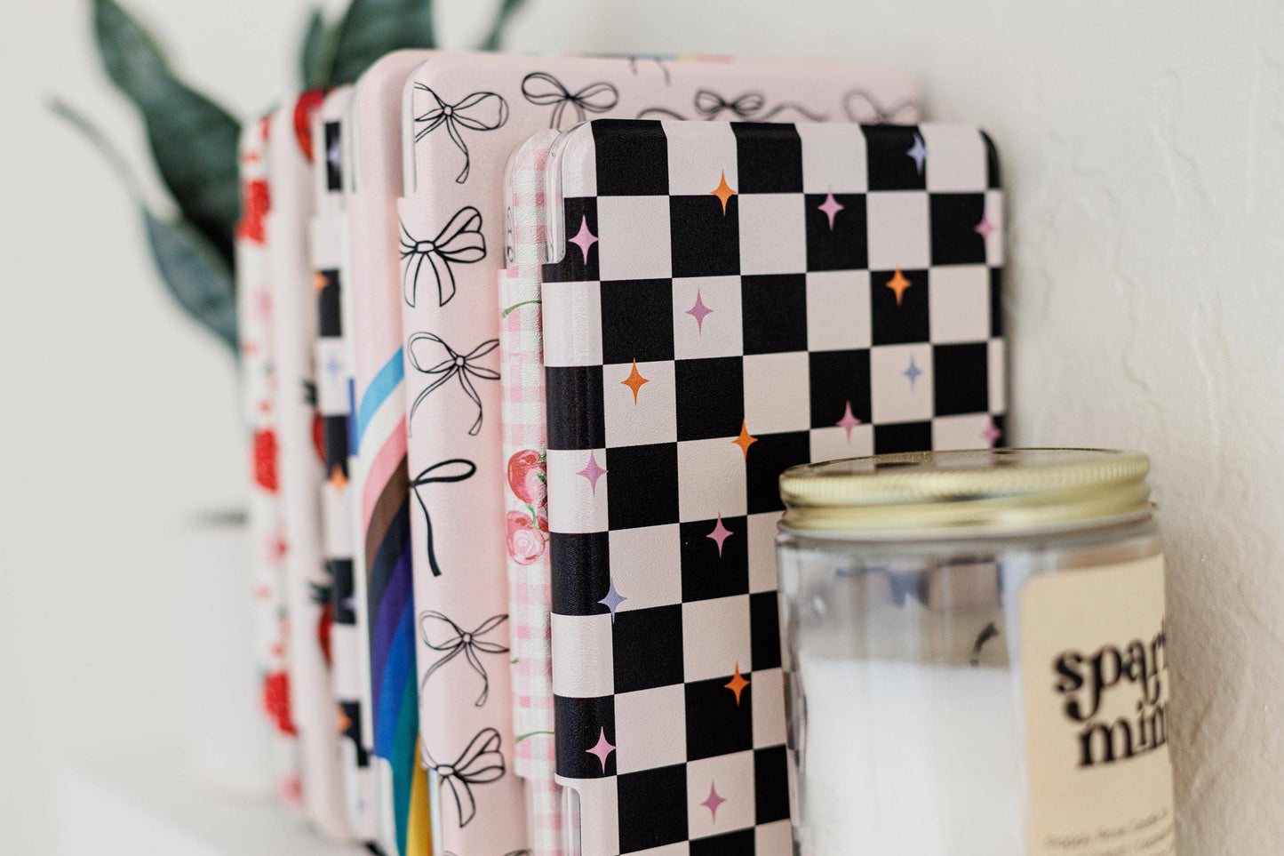 Halloween Cats Kindle Case | Clear Back w/ Handstrap