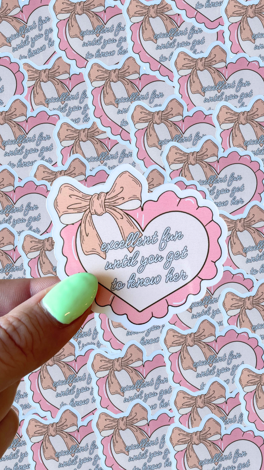 Taylor Swift inspired waterproof sticker|bolter heart|TTPD