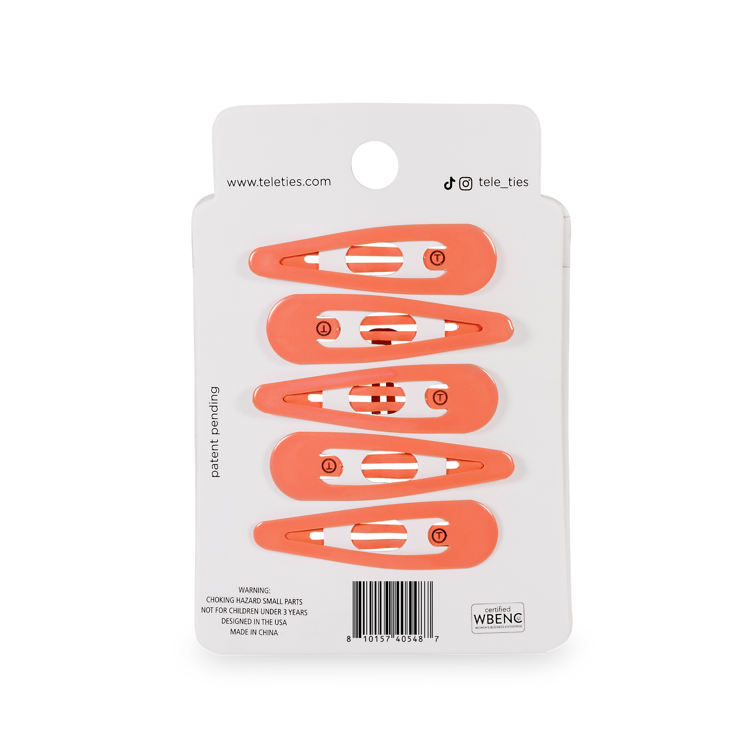 Snap Clip | Coral Craze | 6 Count