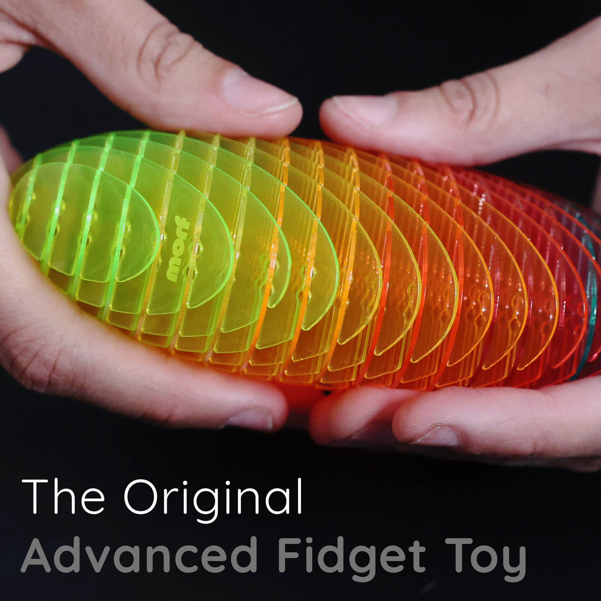 Morf Fidget Worm Rainbow Big