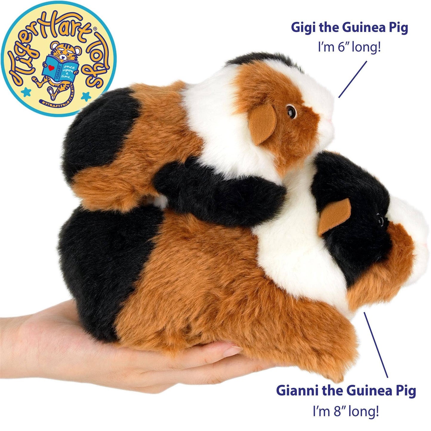 Gigi The Guinea Pig | 7 Inch Stuffed Animal Plush | By Tiger