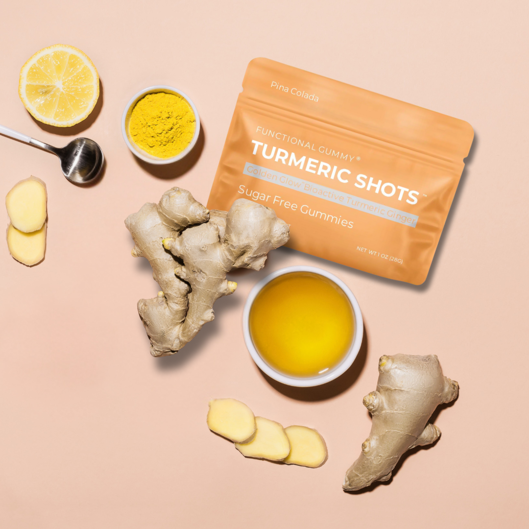 Turmeric & Ginger Gummies SUGAR FREE – Golden Glow | 2-Pack