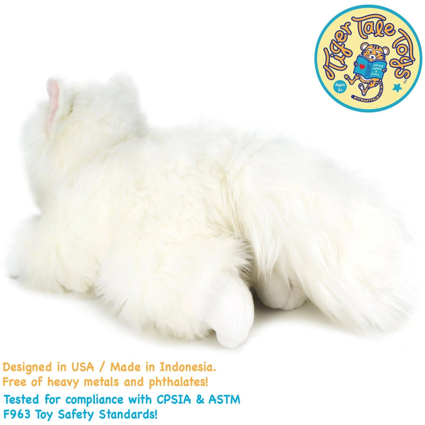 Puff The Persian Cat | 13 Inch Stuffed Animal Plush | By Tig