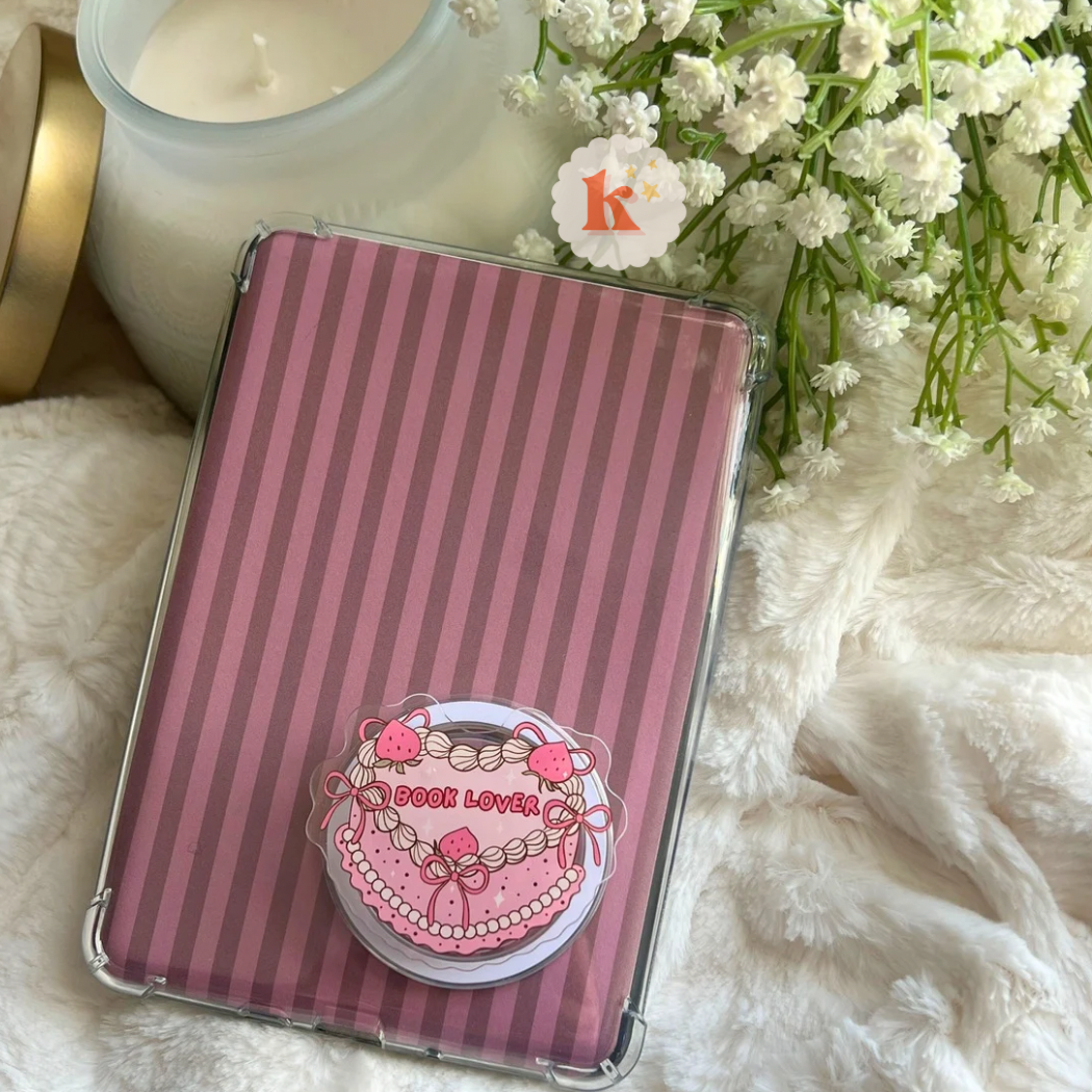 Book lover kindle grip | coquette kindle accessories | books