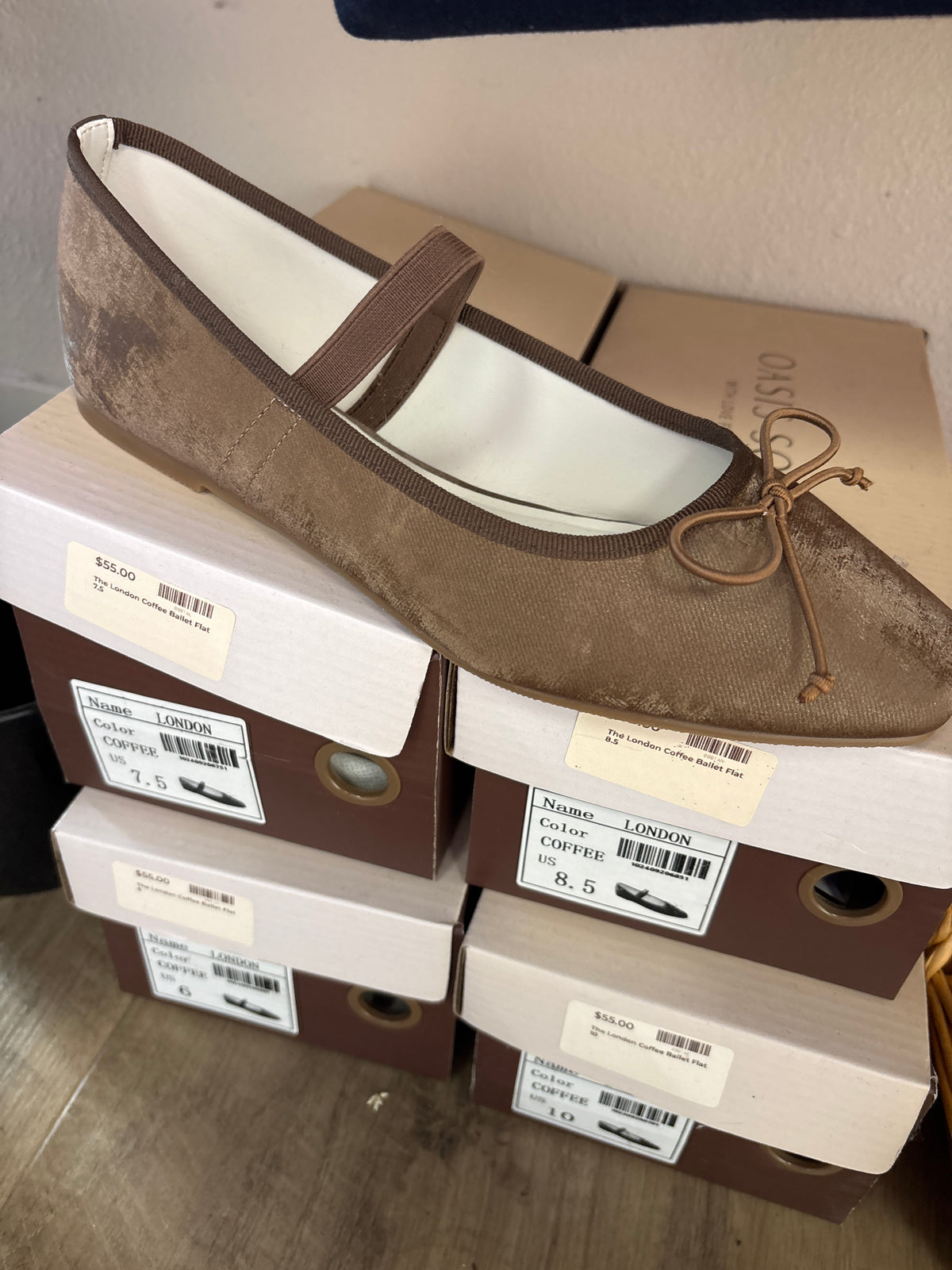 Ballet Flats - Coffee