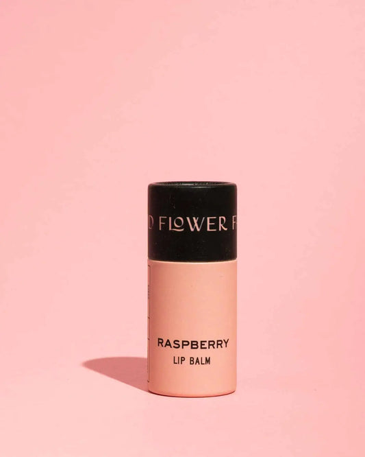 Raspberry Organic Lip Balm / 0.3 oz Biodegradable Tube