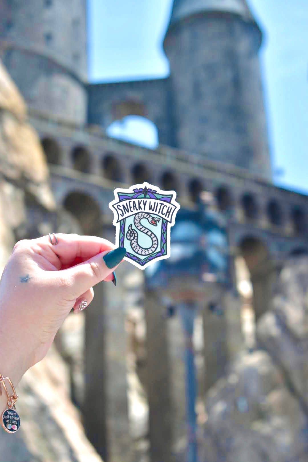 Sneaky Witch Sticker