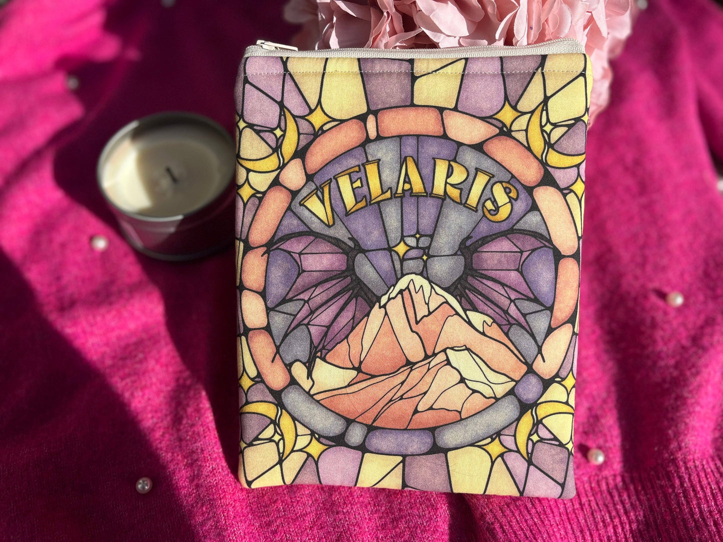 ACOTAR Velaris Padded Kindle Sleeve w Zipper Book Lover Gift