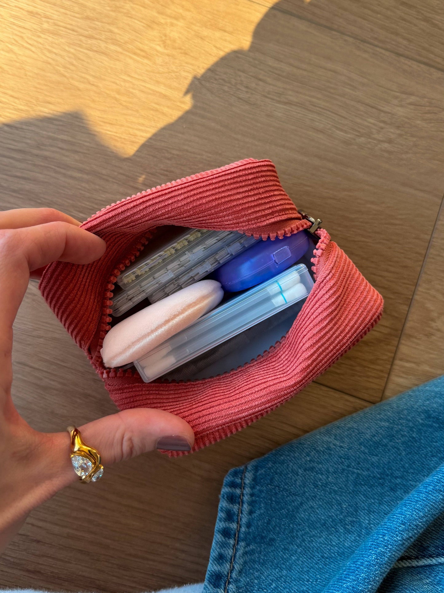 Micro Pouch in Corduroy