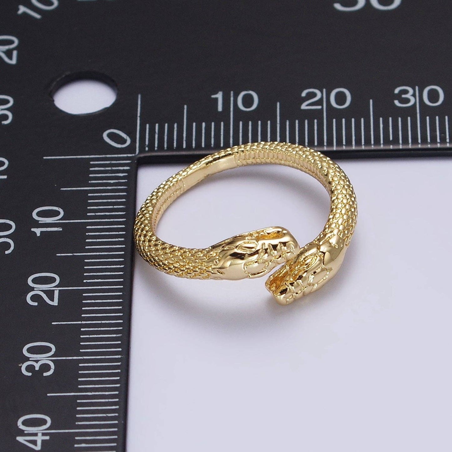 Dainty Gold Snake Ring, Adjustable Serpent Rings for Women Y-569