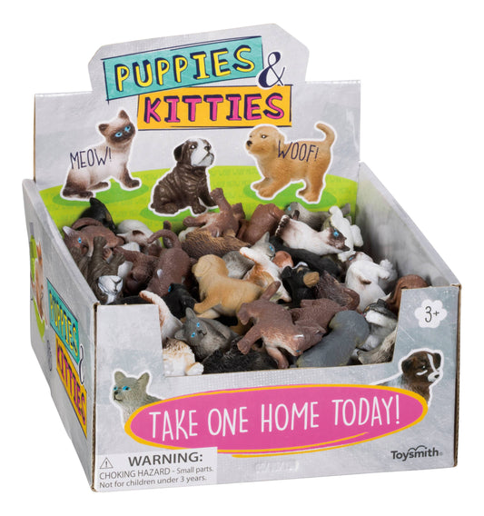 Puppies & Kitties, Assorted, 14.5" Toy Figures