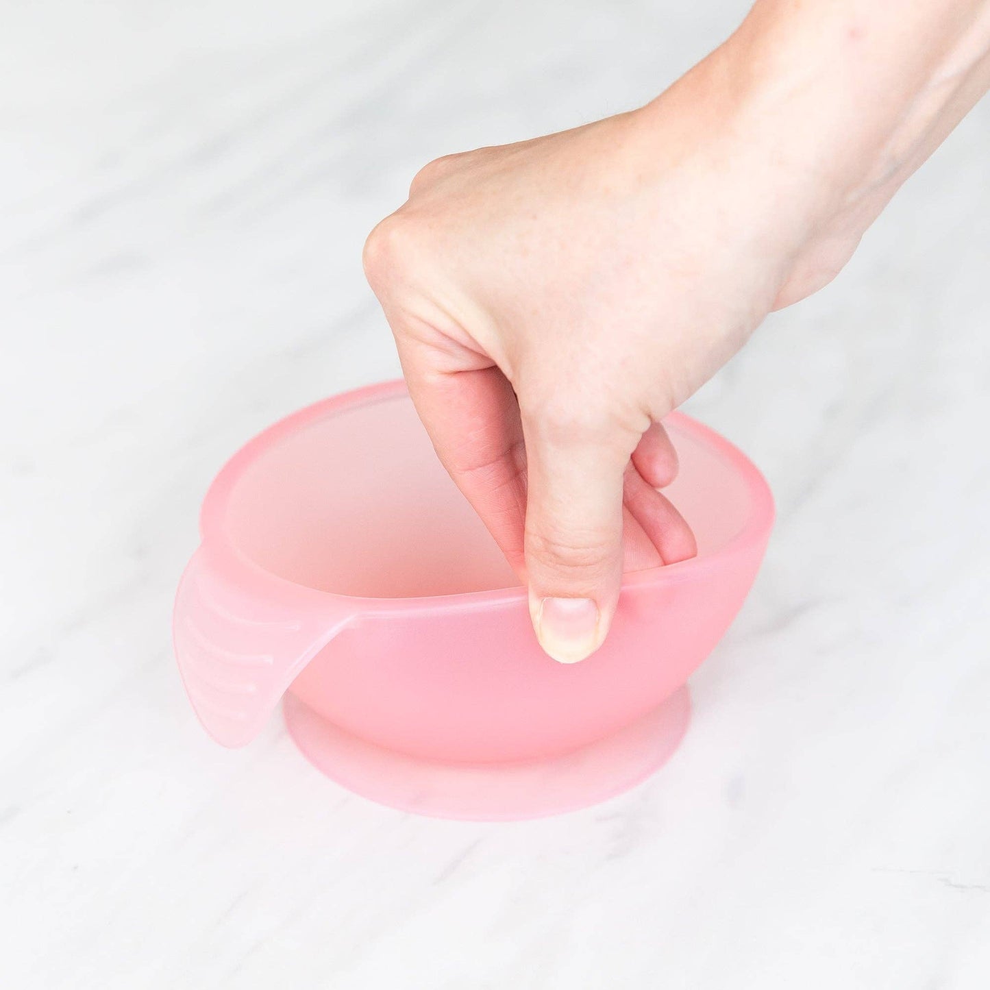Silicone First Feeding Set: Pink Jelly