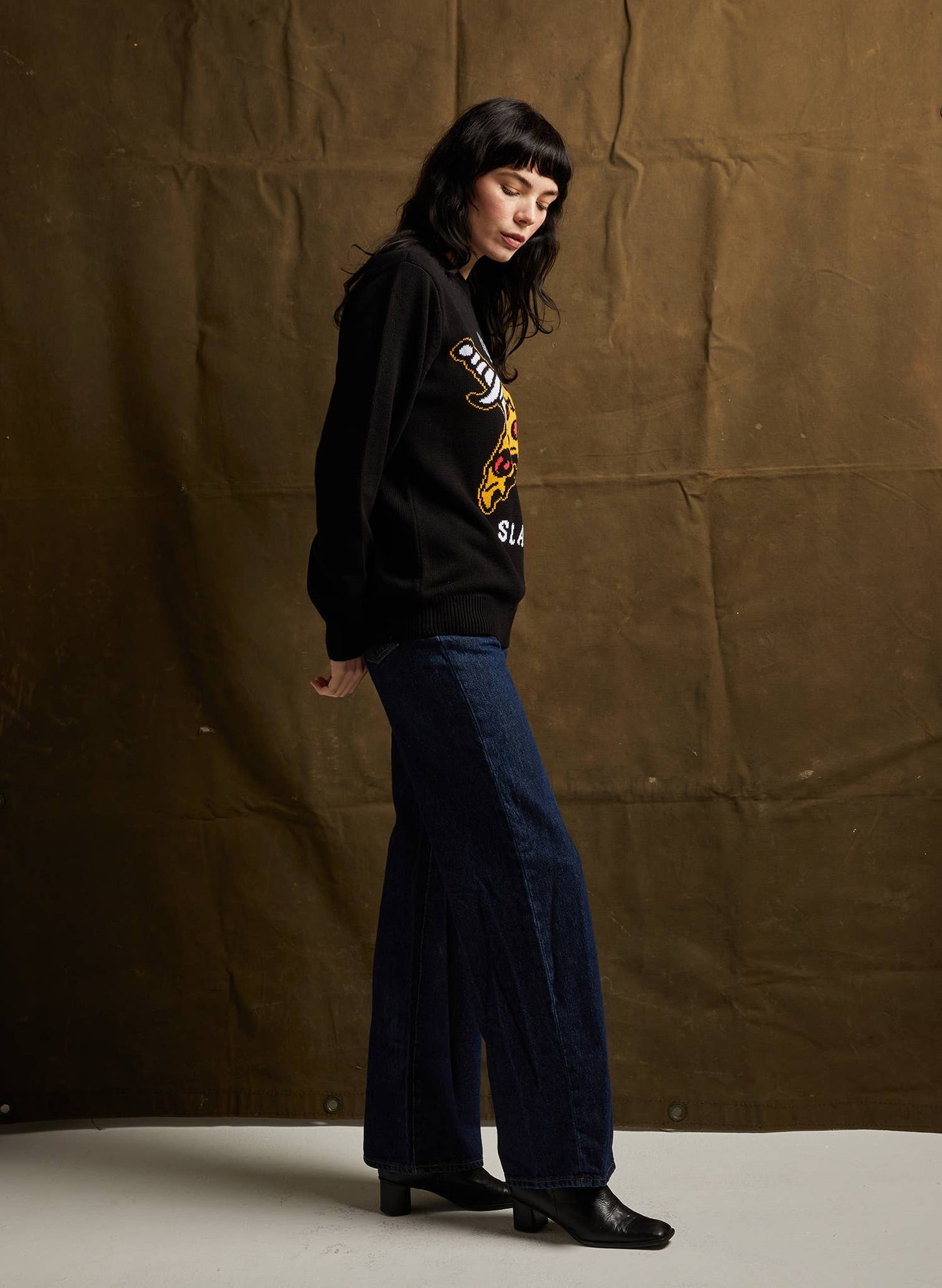 Pizza Slayer Knit Sweater