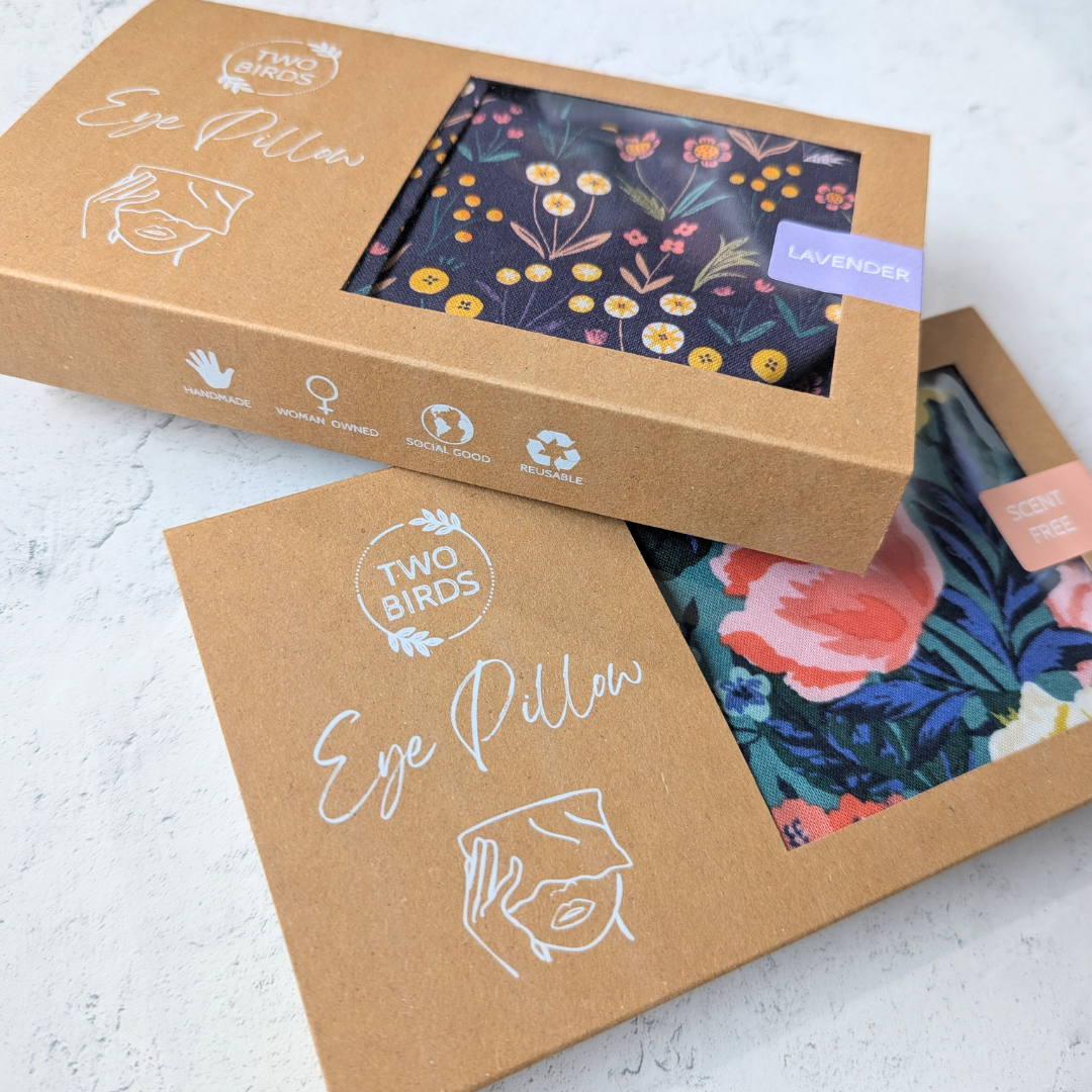 Weighted Aromatherapy Eye Pillow -  Dark Botanical