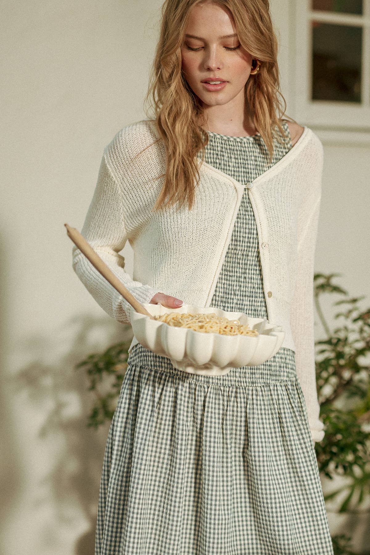 J6282   LIGHT WEIGHT BUTTON FRONT CARDIGAN