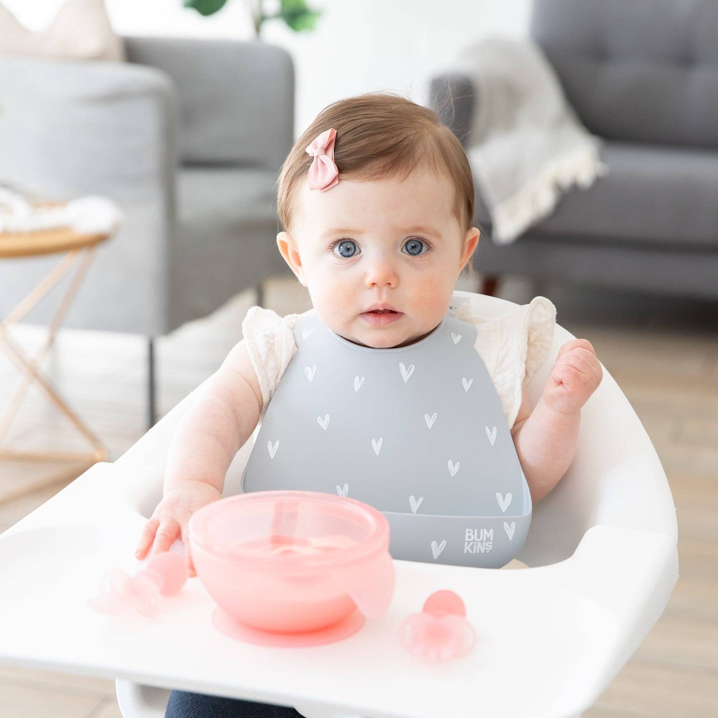 Silicone First Feeding Set: Pink Jelly
