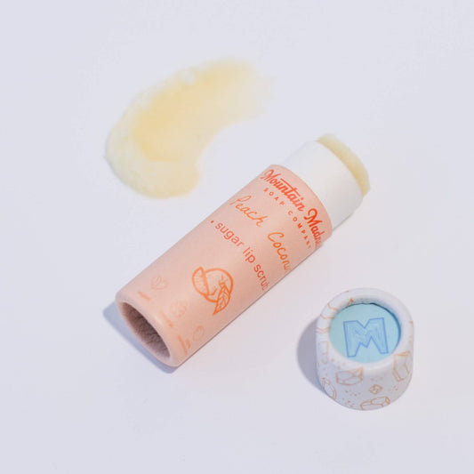 Peach Coconut Sugar Lip Scrub | Tropical Smooth