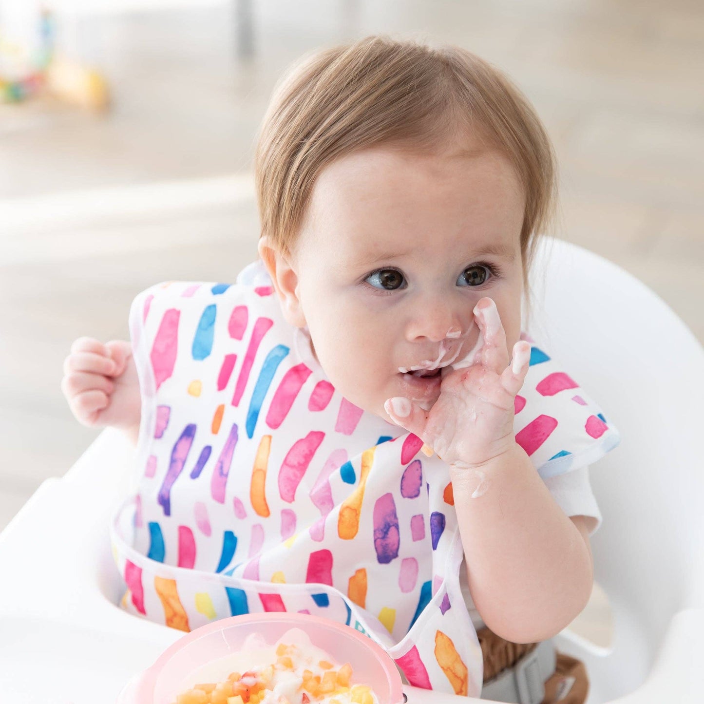 Silicone First Feeding Set: Pink Jelly