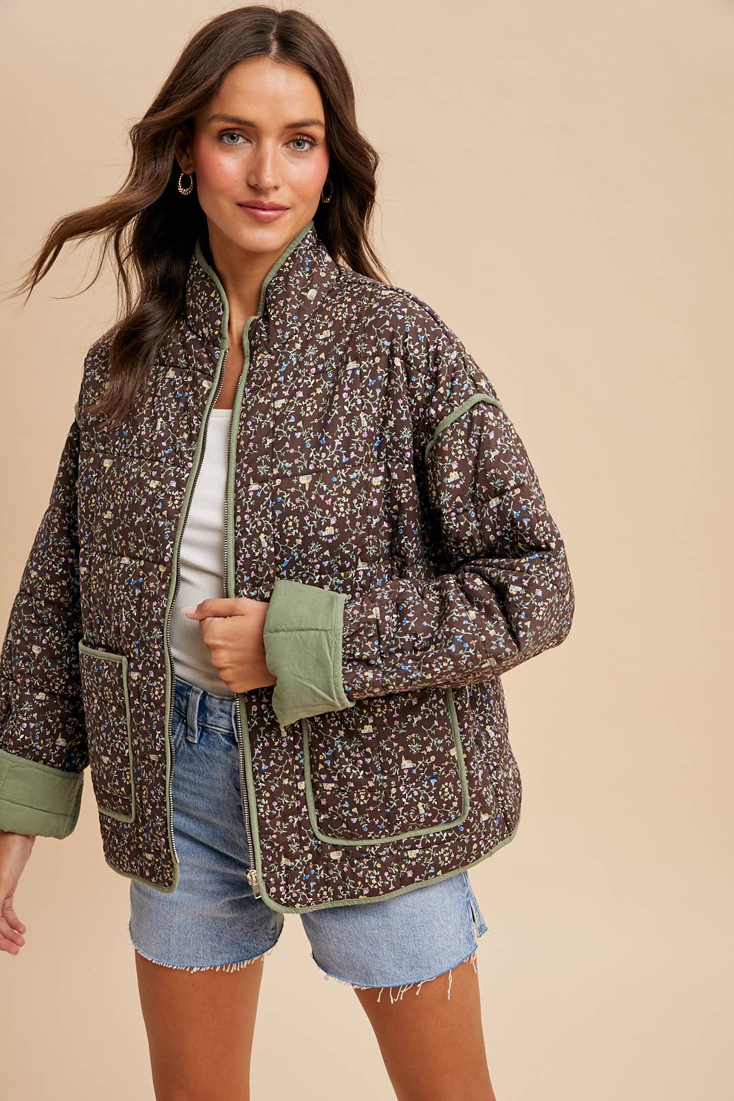 COTTON QUILTED PUFFER JACKET