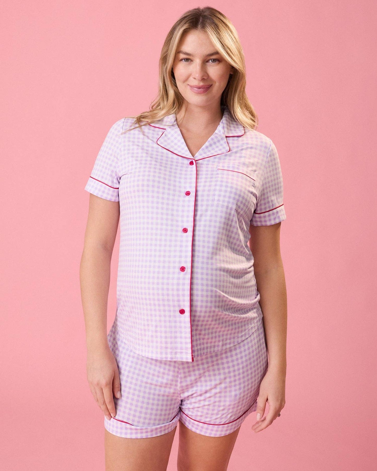 Birthday Colors: Clea Bamboo Short Sleeve Pajama Set