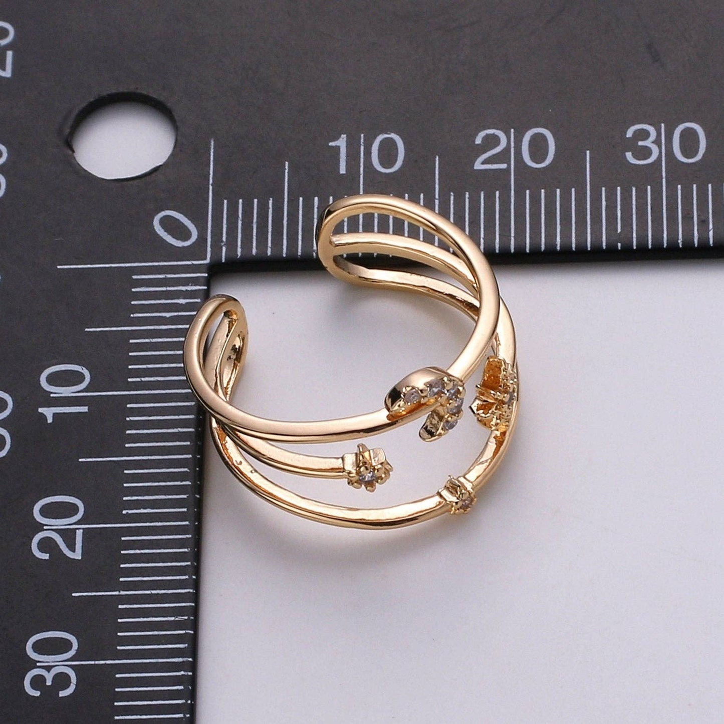Moon Rings For Women Stars Celestial Gold Ring Celestial Ring Statement Ring Bridesmaid Gift Moon Star Galaxy Jewelry Gift for Her R057