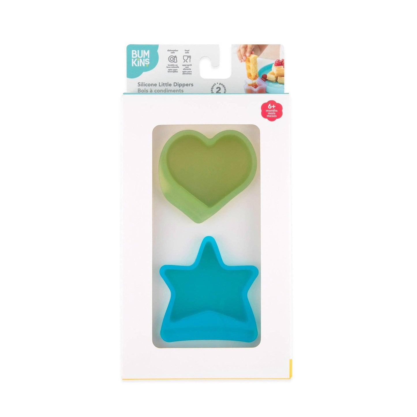 Silicone Little Dipper Combo 2 Pack: Aqua Jelly