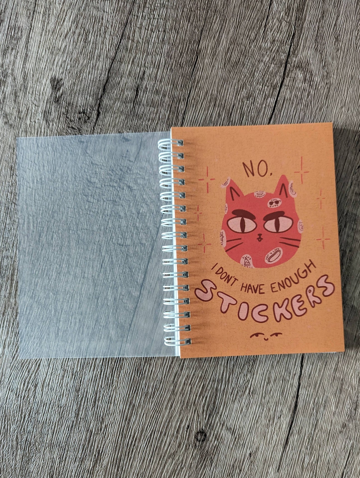 Not Enough Stickers - Cat - Reusable Sticker Book - 50 Pages