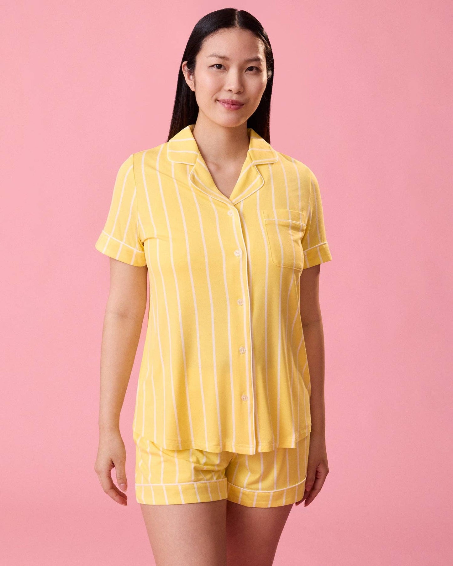 Birthday Colors: Clea Bamboo Short Sleeve Pajama Set
