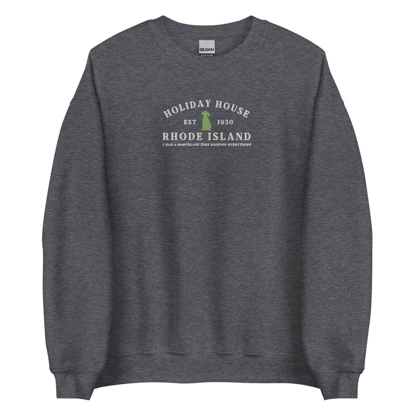 Holiday House Folklore Embroidered Crewneck | Last Great American Dynasty