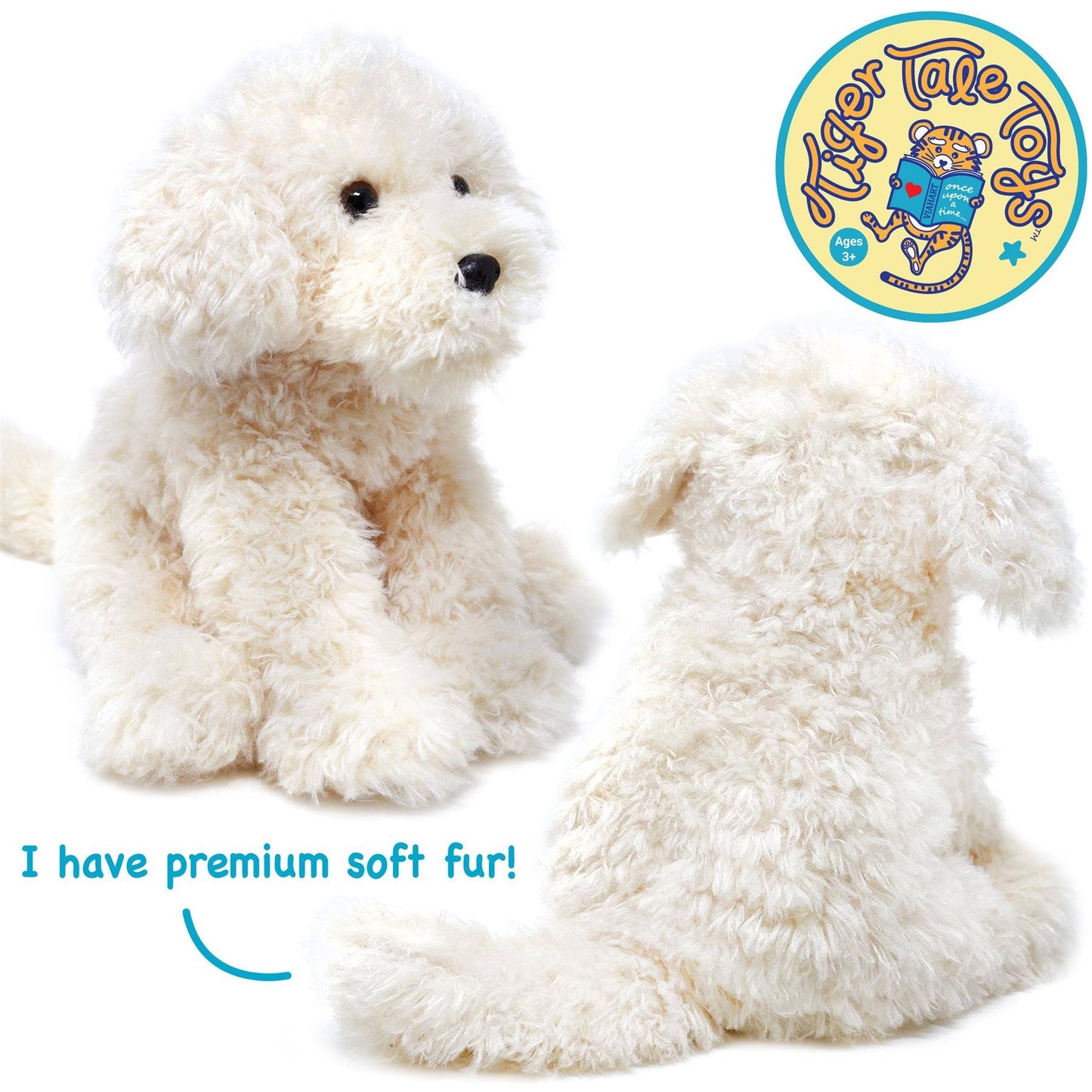Luka The Labradoodle | 12 Inch Stuffed Animal Plush | By TigerHart Toys