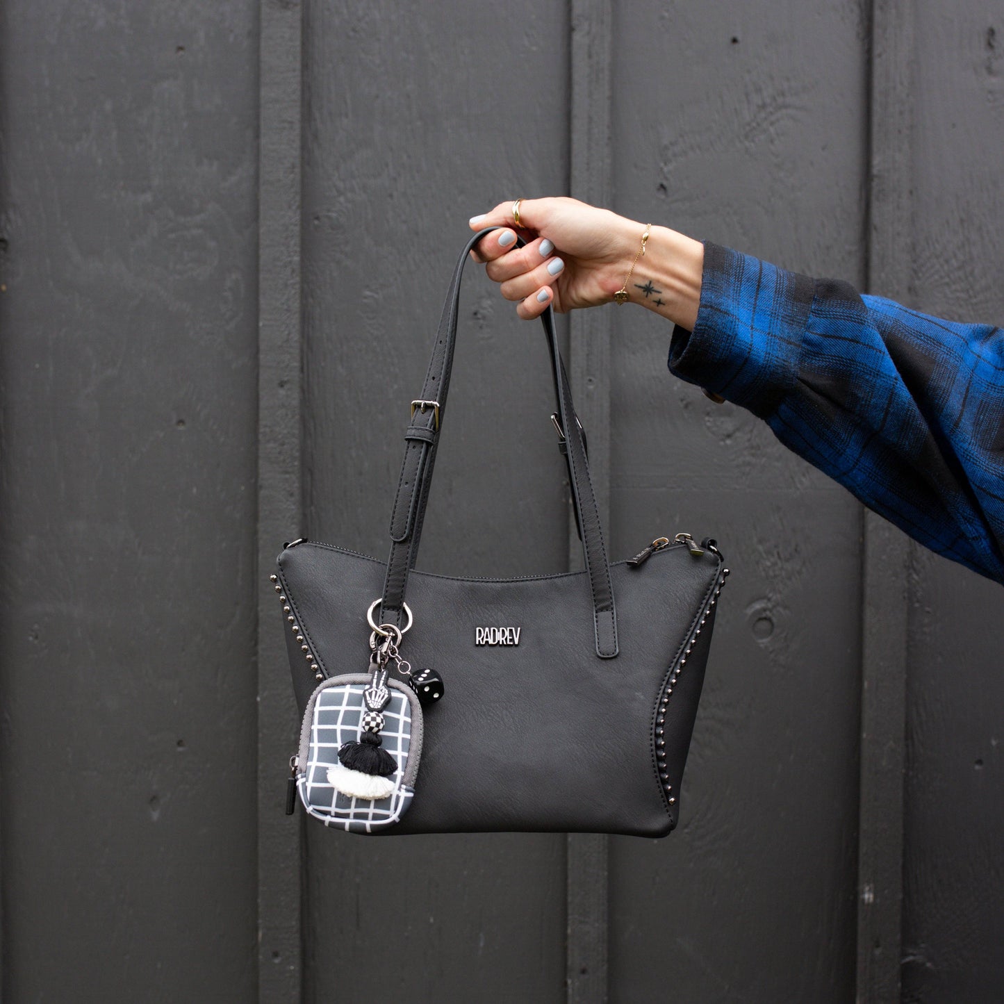 Bubble Tote Mini in Matte Black