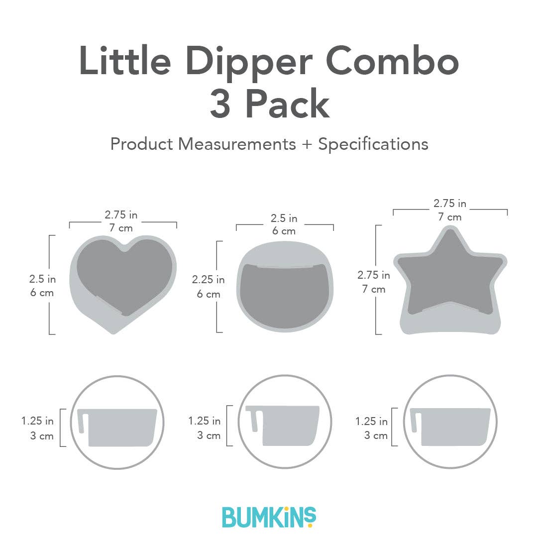 Silicone Little Dipper 3-Pack: Lollipop