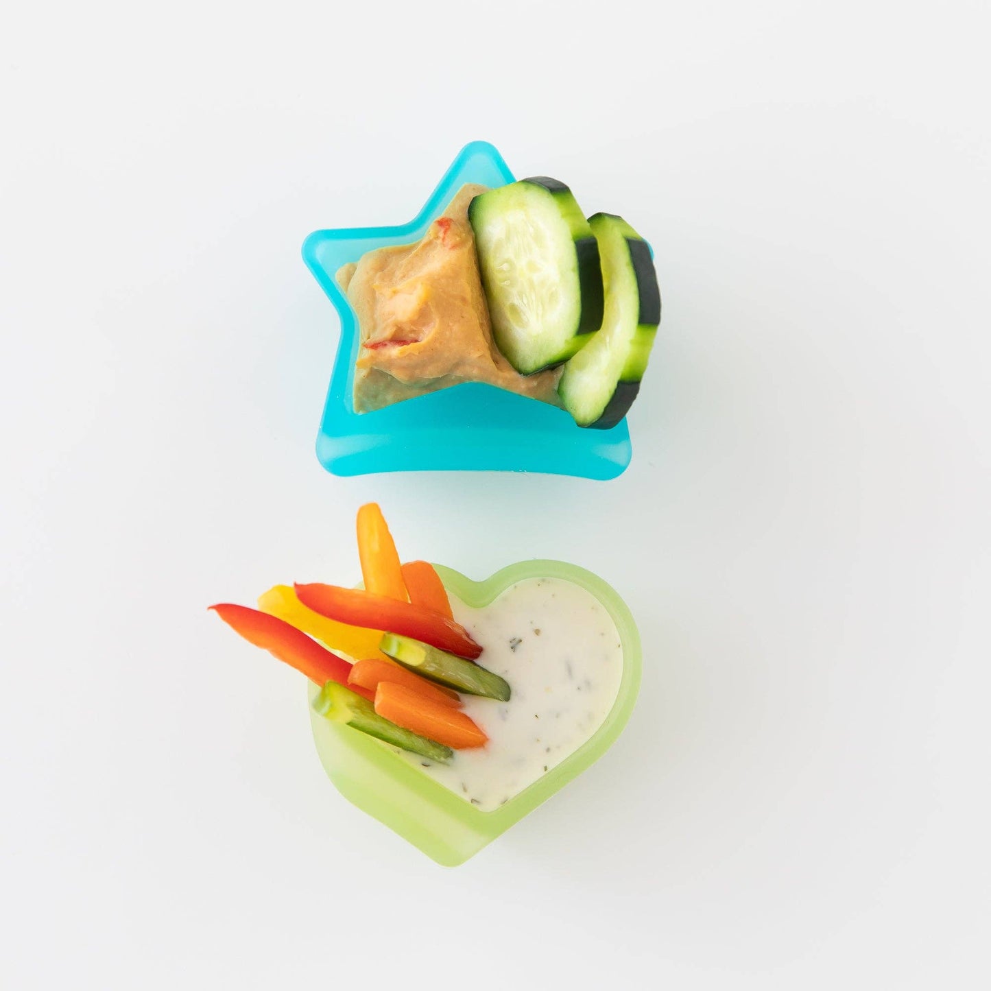 Silicone Little Dipper Combo 2 Pack: Aqua Jelly