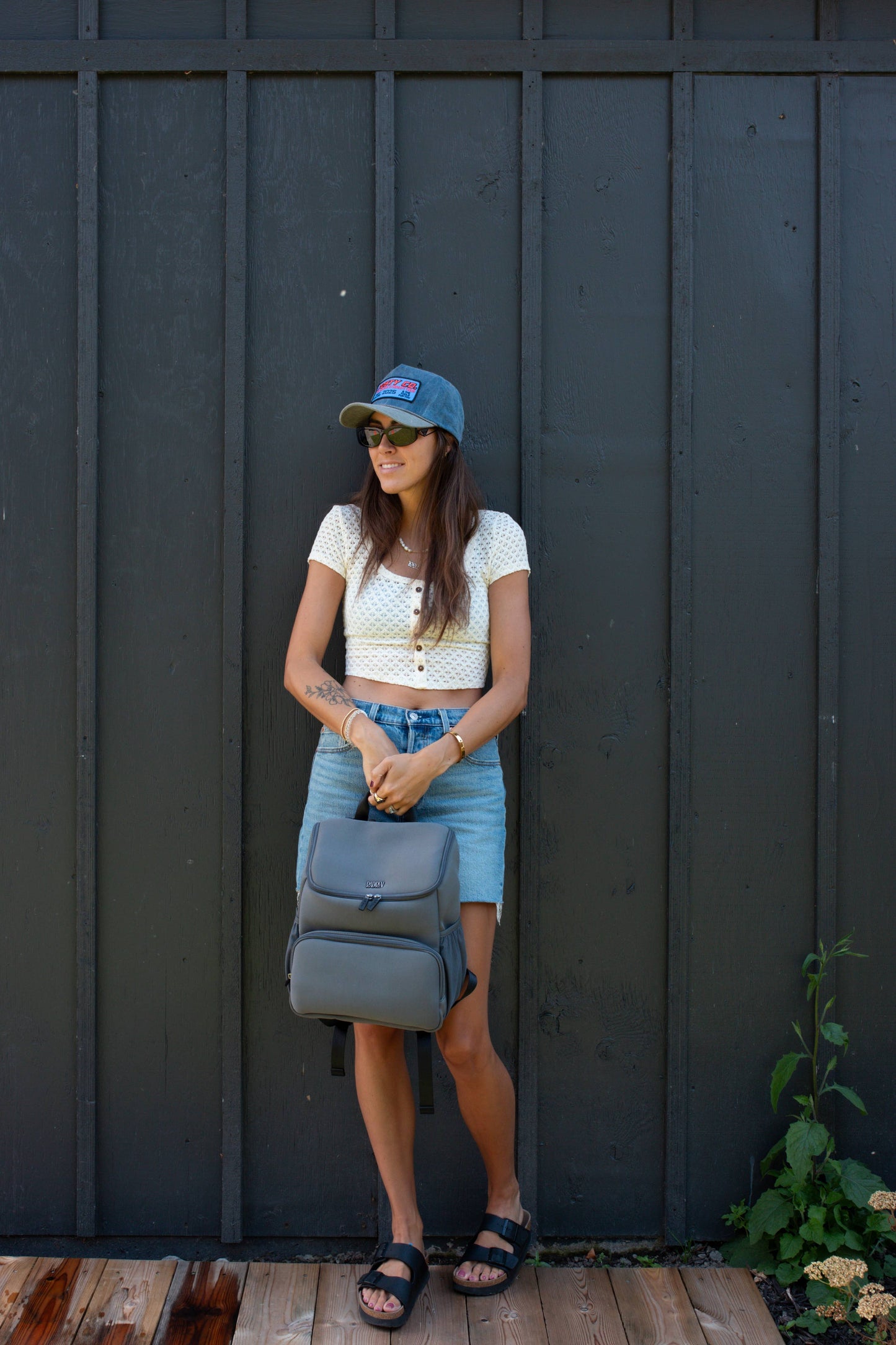 Neoprene MIDI in Sea Grey