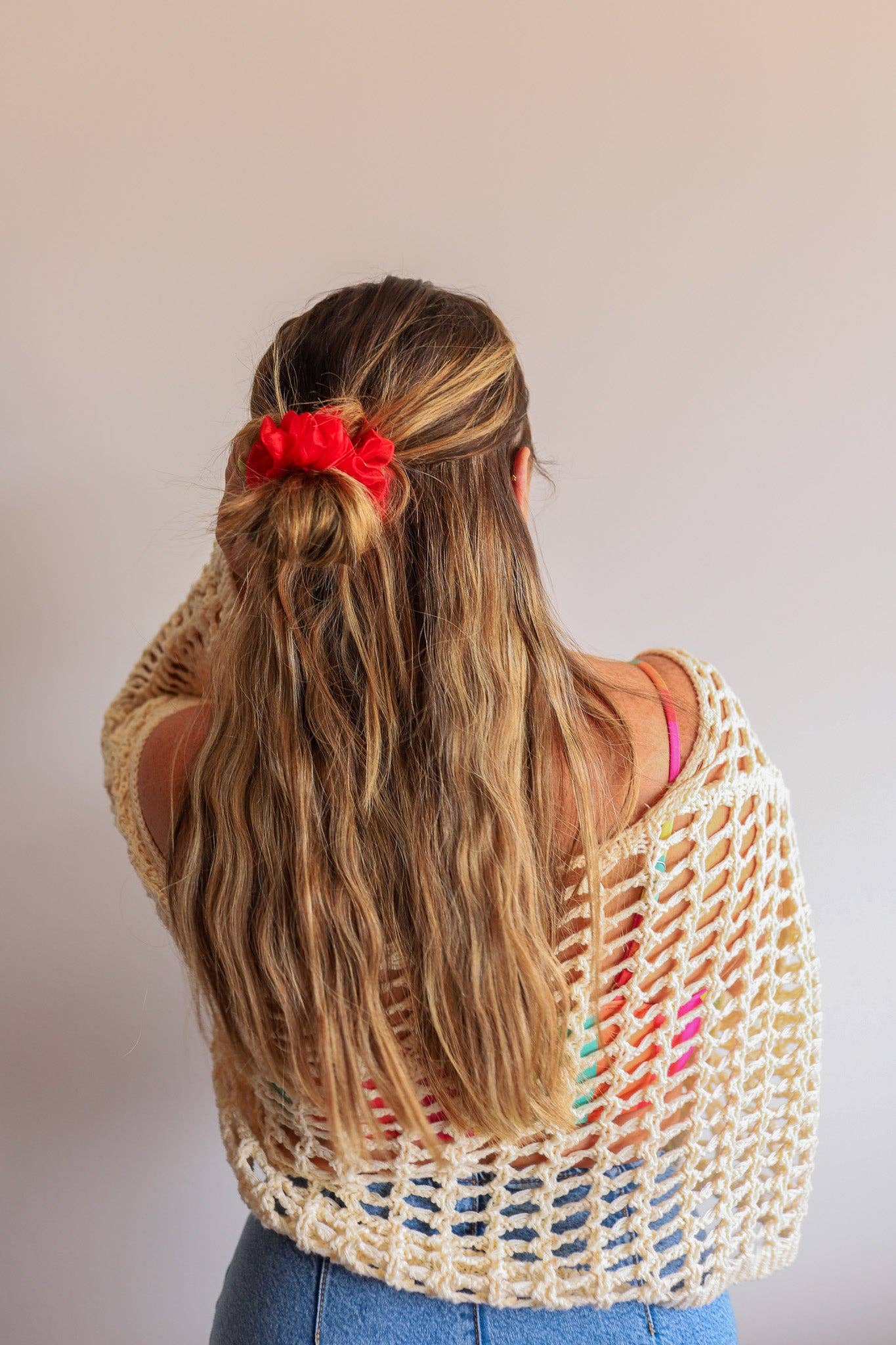 NEON MIDI ORGANZA SCRUNCHIE