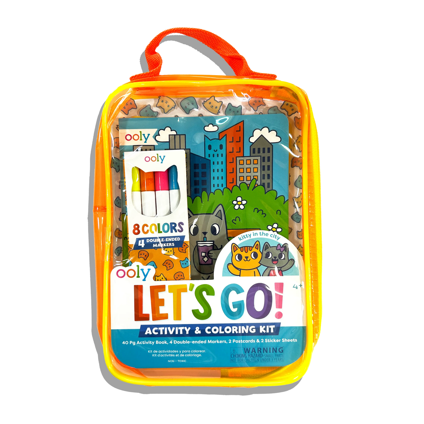 Let's Go!: Activity & Coloring Kit - Kitty In The City