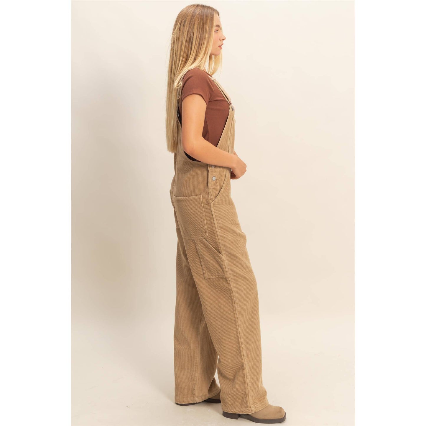 Mineral Washed Corduroy Overall